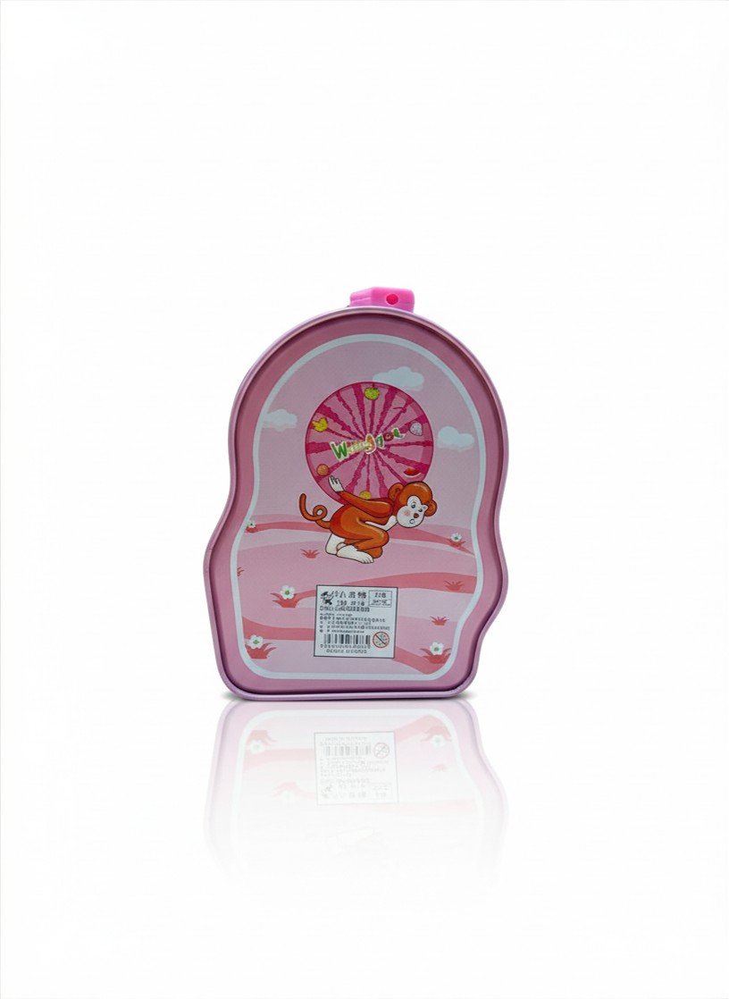Cute Monkey Piggy Bank with Clock for Kids – Coin Saving Box & Table Clock - Image 2