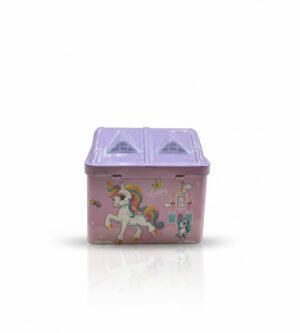 Unicorn House Piggy Bank for Kids – Cute Coin Saving Box