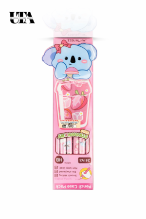 Strawberry Koala Pencil Case (24 PCS HB Pencils)