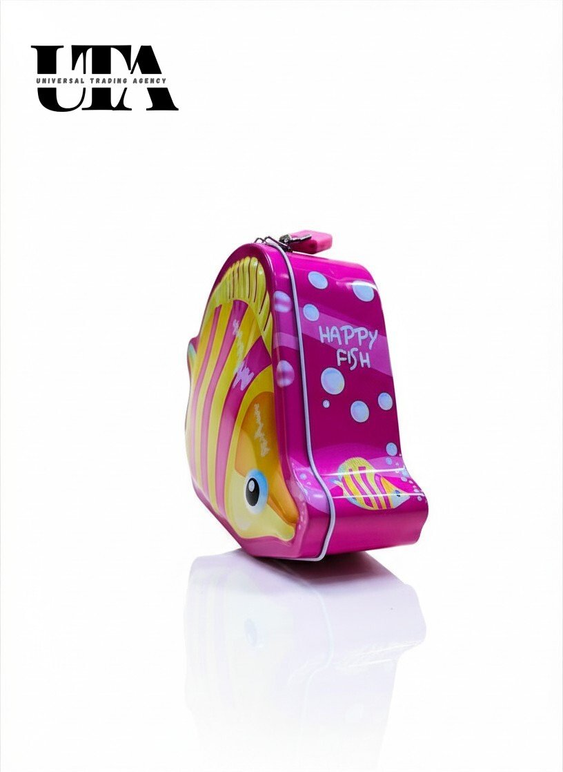 Cute Fish Piggy Bank for Kids – Cartoon Coin Saving Box - Image 7